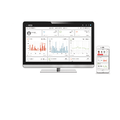 3D image of high definition TV isolated on white