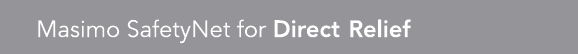 Masimo SafetyNet for Direct Relief