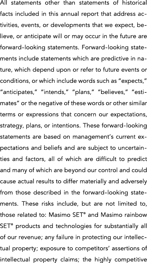 All statements other than statements of historical facts included in this annual report that address activities, even   