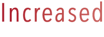 Increased 