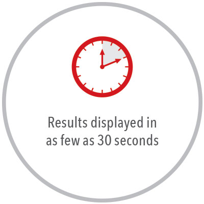 Masimo - Rad-67 Results displayed in as few as 30 seconds